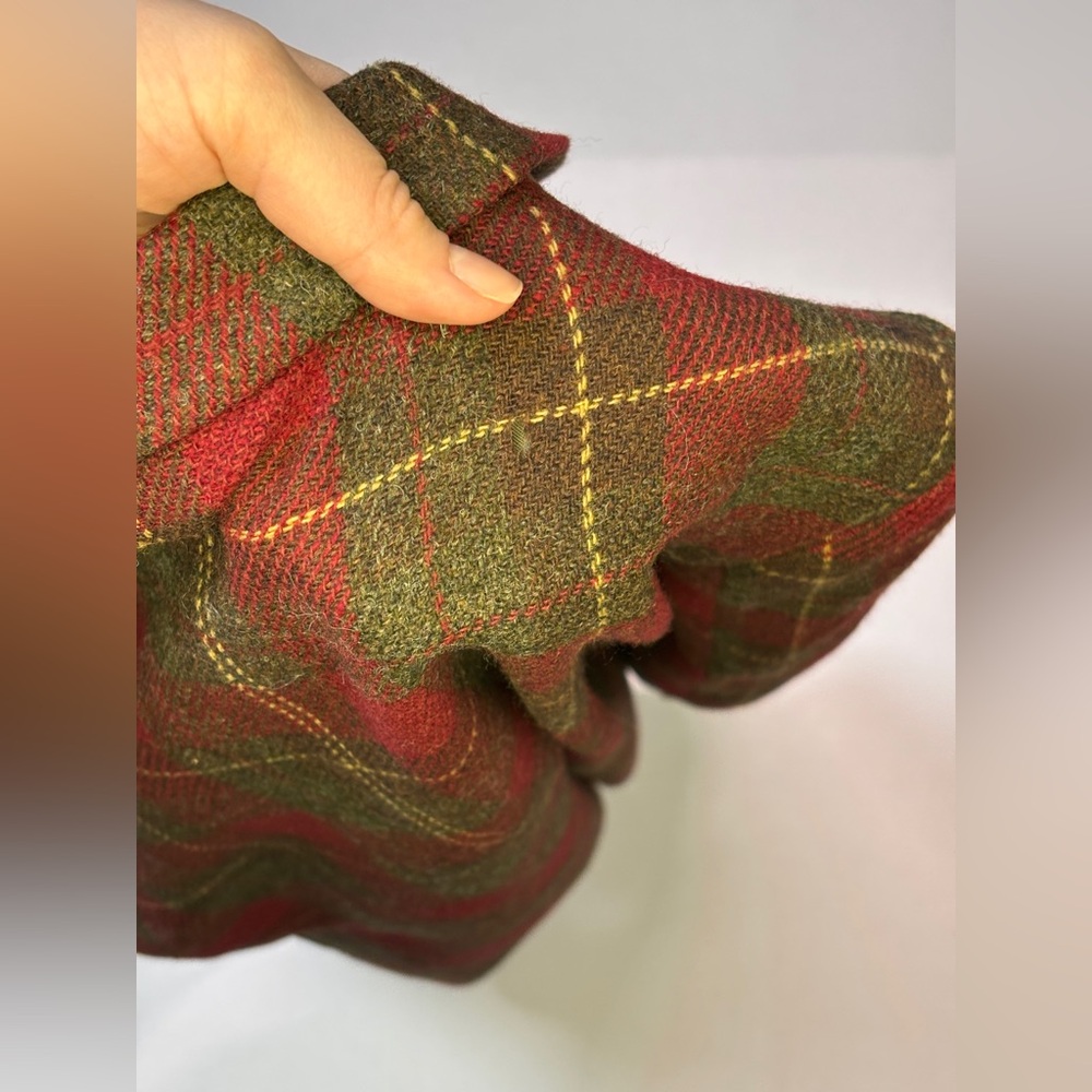 LL Bean Jacket Womens 4 Plaid Blazer Wool Career Preppy Lined - Picture 8 of 8